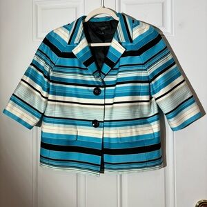 ❤️2/15 or 3/$21❤️ Talbots 3/4 Sleeve  Blazer/Jacket, Size 8